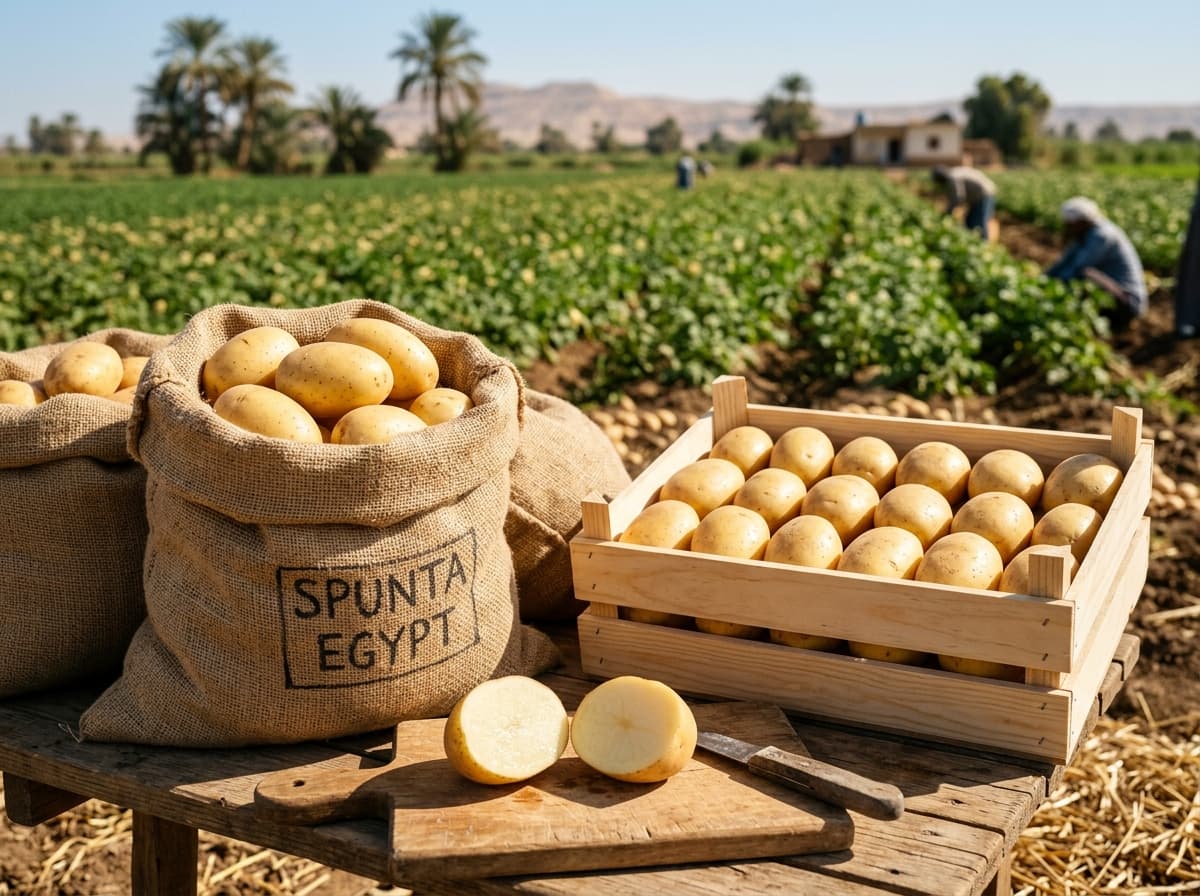 بطاطس مصرية طازجة (سبونتا وهيرمس)